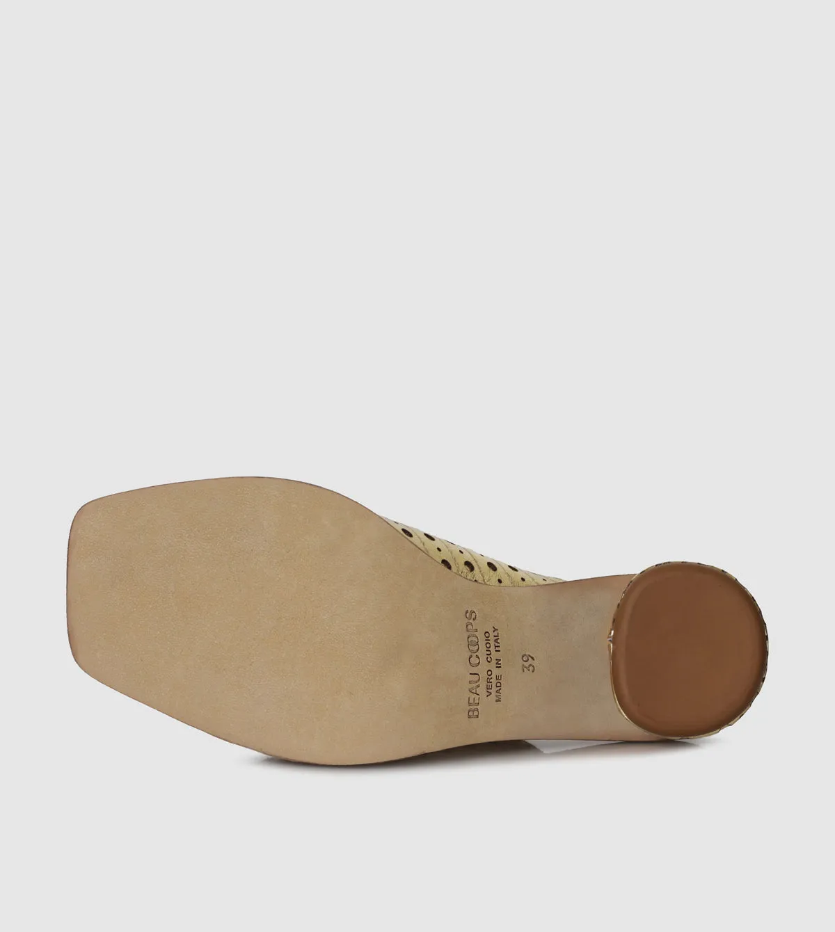 Bartolomea Block Sandals by Beau Coops