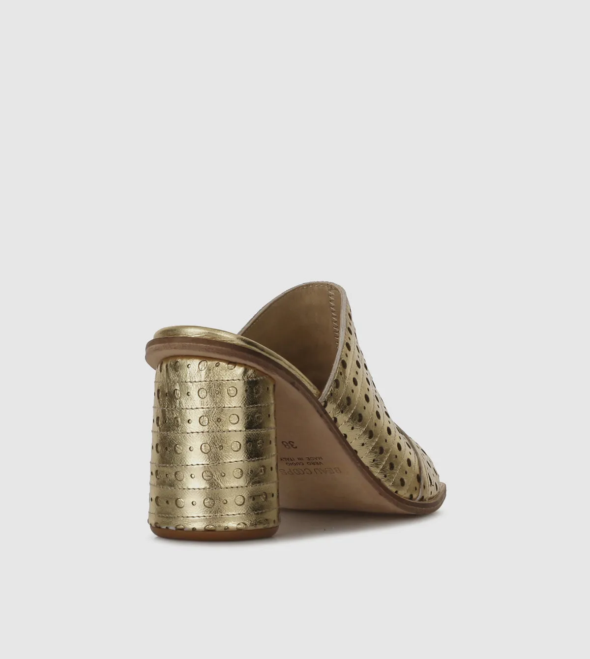 Bartolomea Block Sandals by Beau Coops