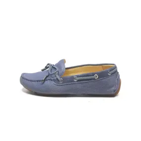 Bass Loafers Leather Blue Color For Women