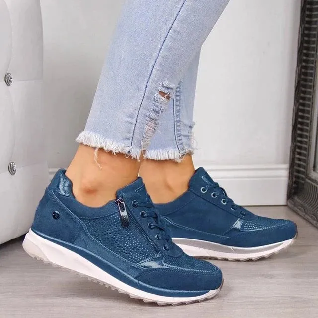Brooke - Orthopädische Turnschuhe mit Reißverschluss