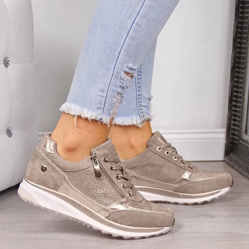Brooke - Orthopädische Turnschuhe mit Reißverschluss