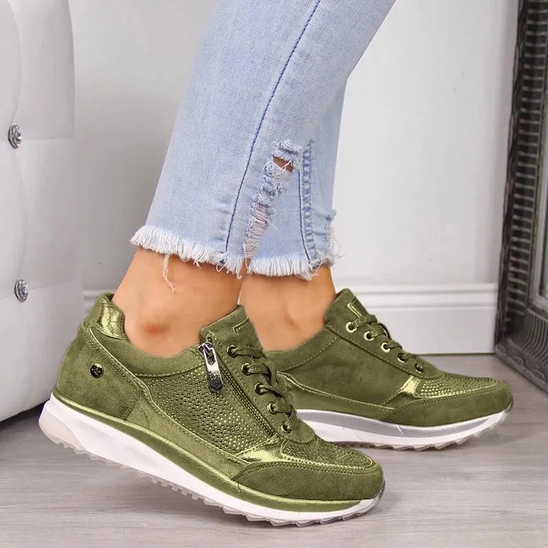 Brooke - Orthopädische Turnschuhe mit Reißverschluss