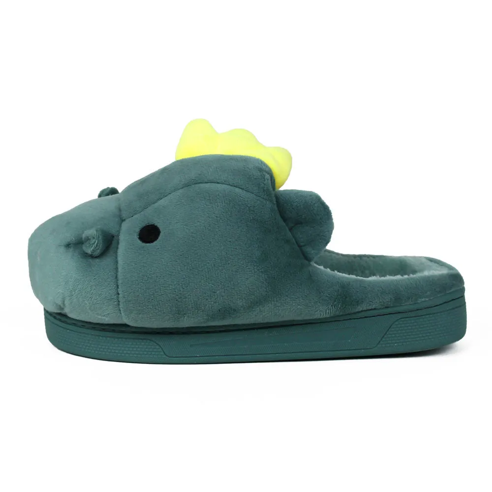 Dragon Novelty Slippers JulesRoche Velvety Soft Rubber Sole