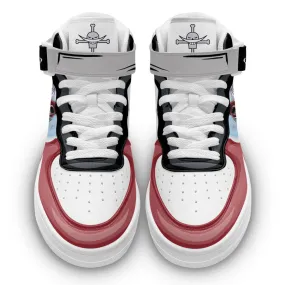 Edward Newgate Sneakers Air Mid Custom OP Anime Shoes