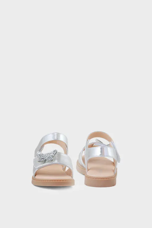 Girls Casual Sandal GQ1012-Silver