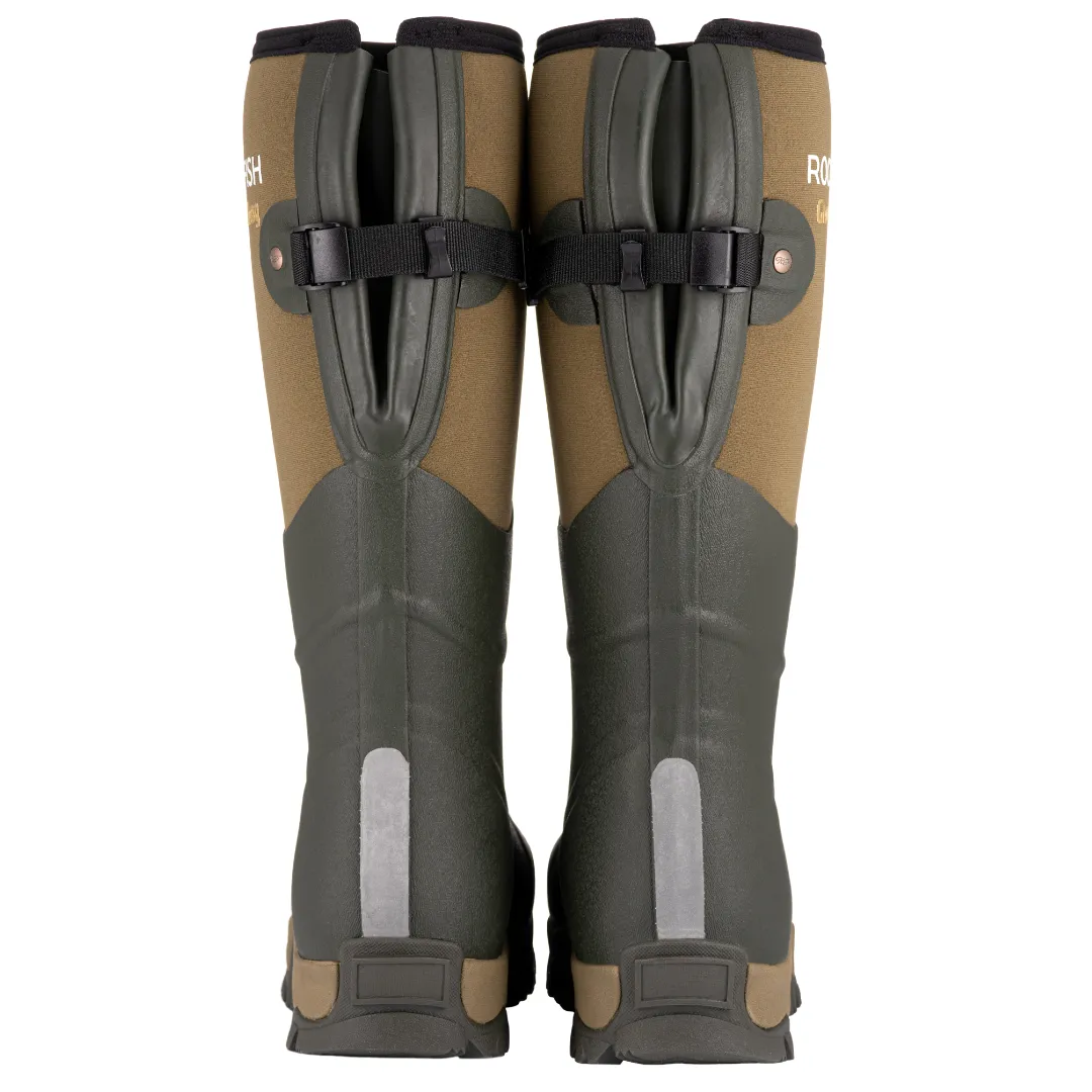 Groundhog Tall Side Adjustable 5mm Neoprene Insulated Wellington Boots