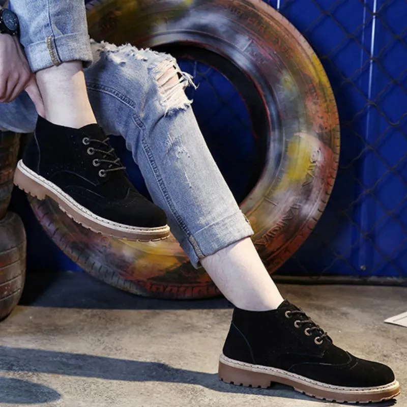 Men's Leather Warm Boots