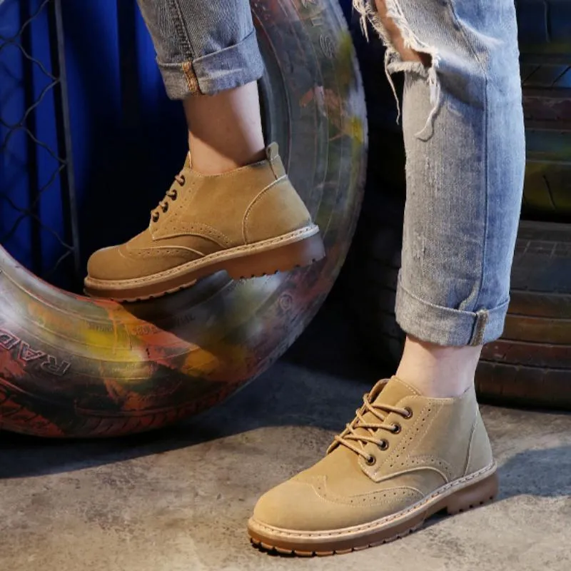Men's Leather Warm Boots