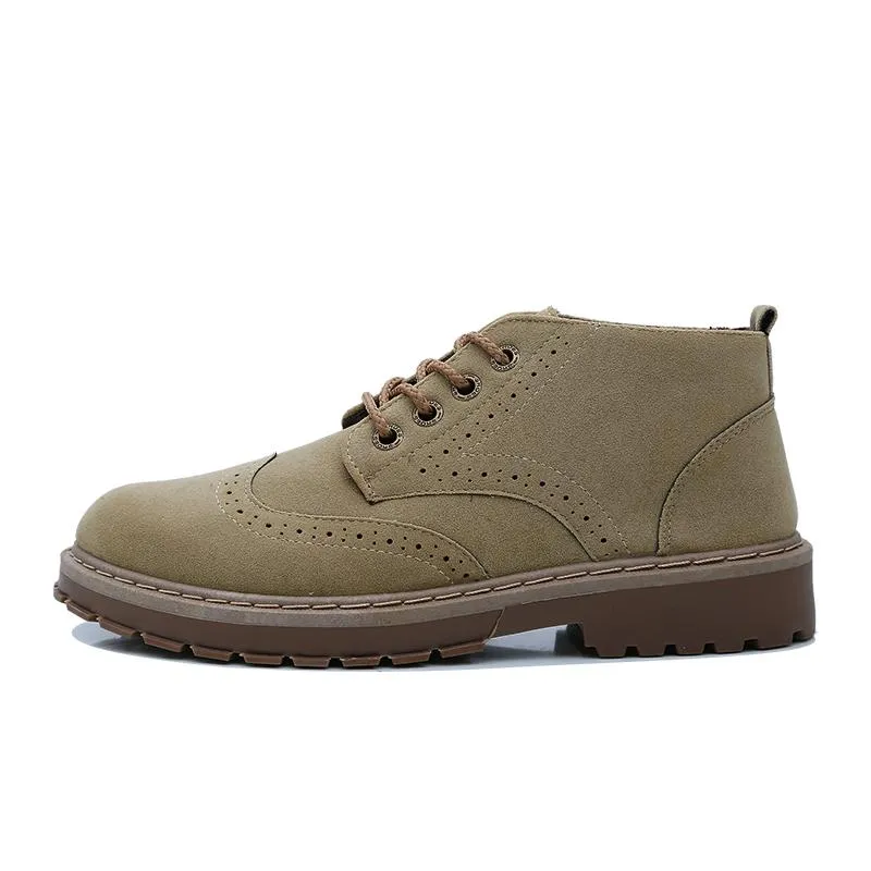 Men's Leather Warm Boots