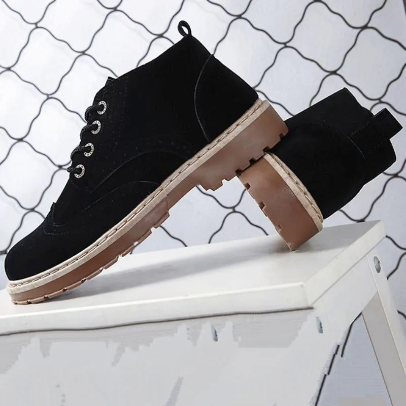 Men's Leather Warm Boots
