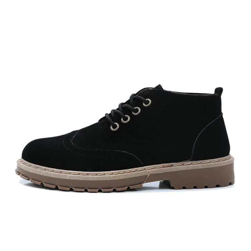 Men's Leather Warm Boots