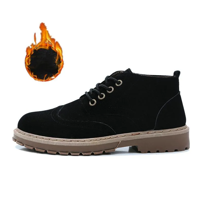 Men's Leather Warm Boots