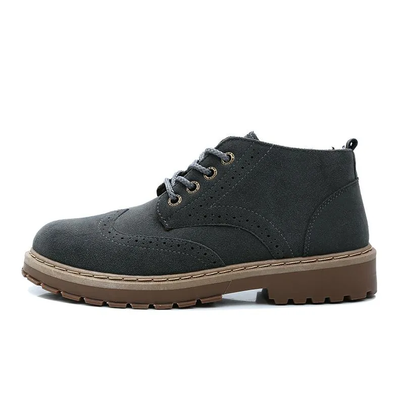 Men's Leather Warm Boots