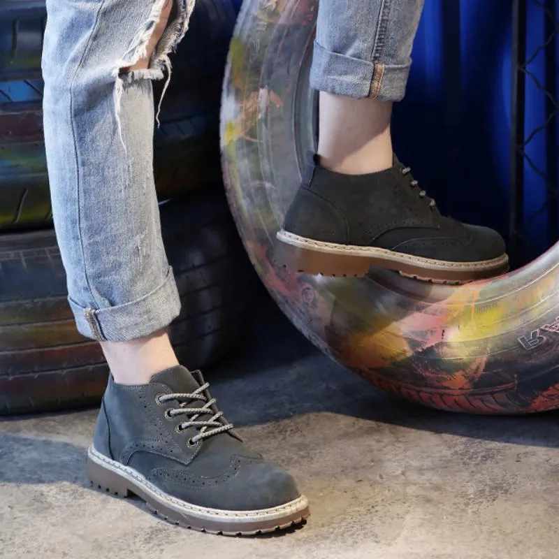 Men's Leather Warm Boots