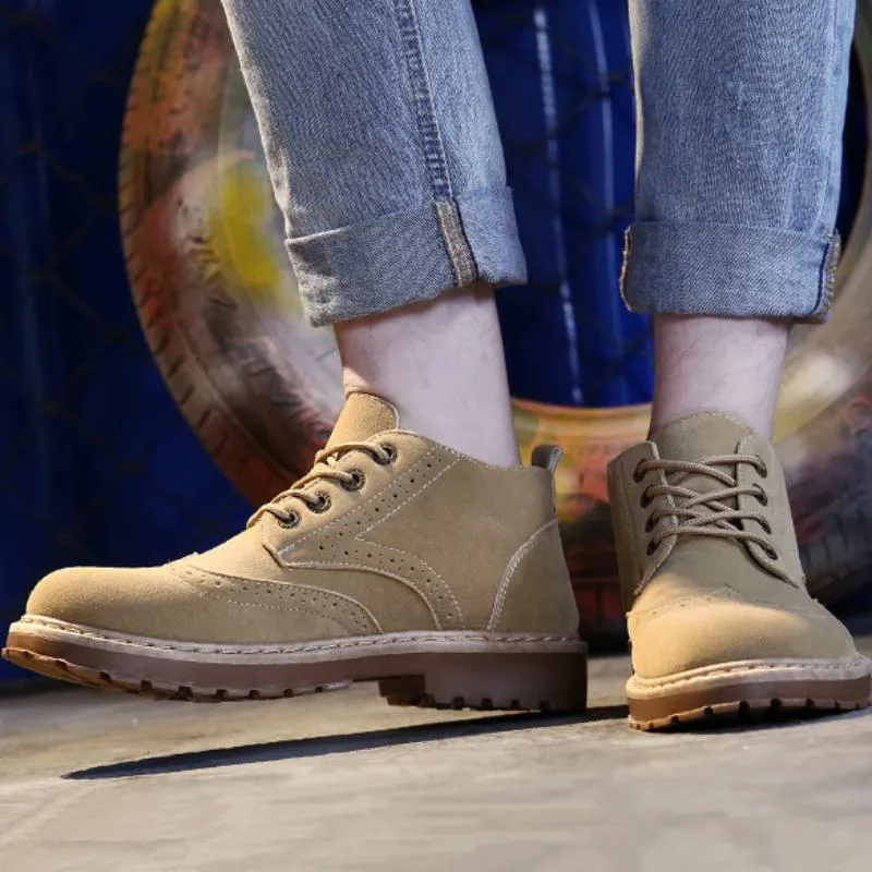 Men's Leather Warm Boots