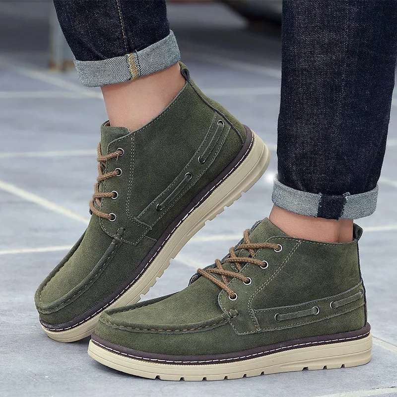 Men's Winter Casual Canvas Warm Vintage Style Shoes