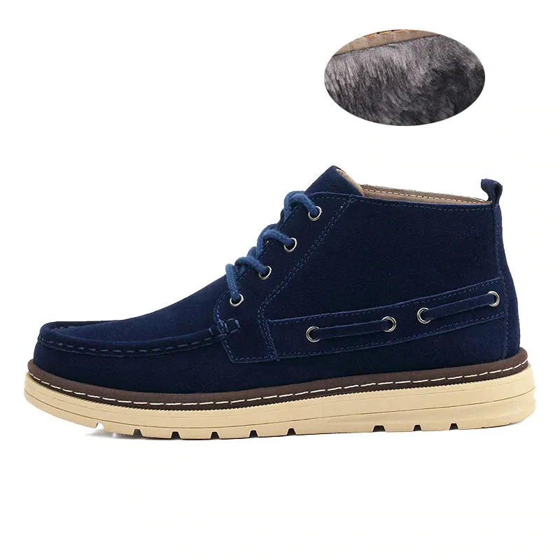 Men's Winter Casual Canvas Warm Vintage Style Shoes