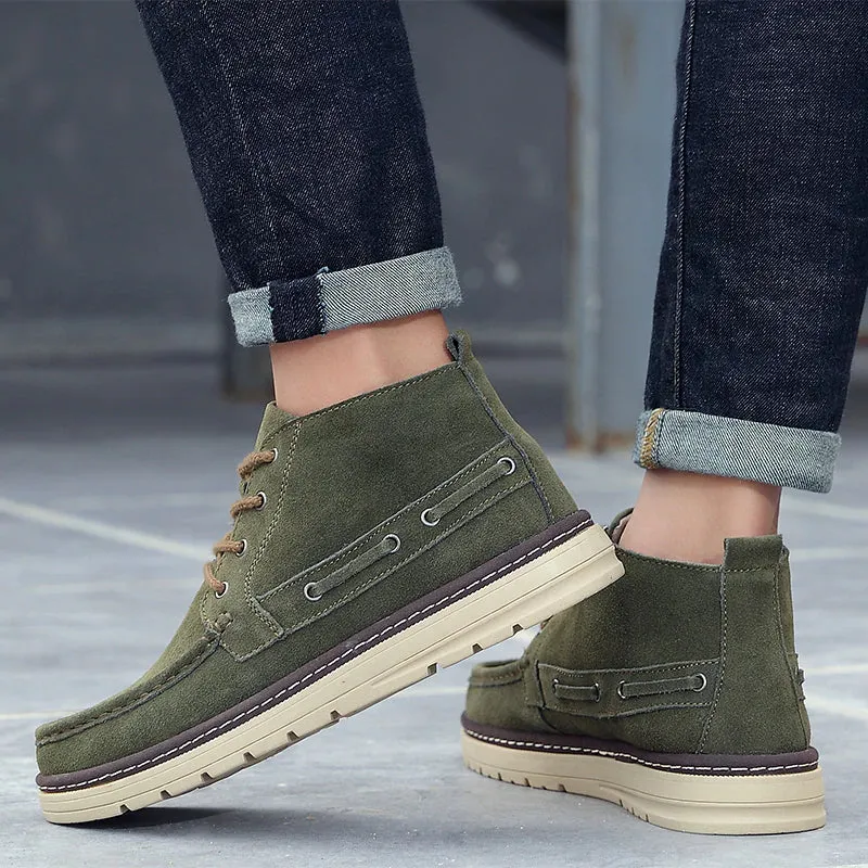 Men's Winter Casual Canvas Warm Vintage Style Shoes