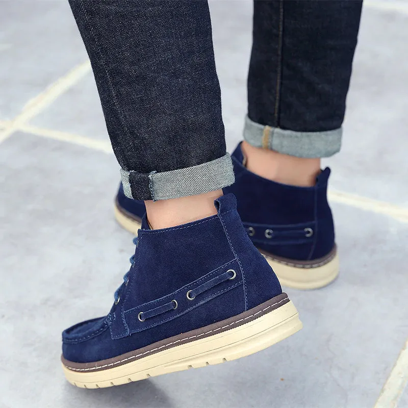 Men's Winter Casual Canvas Warm Vintage Style Shoes