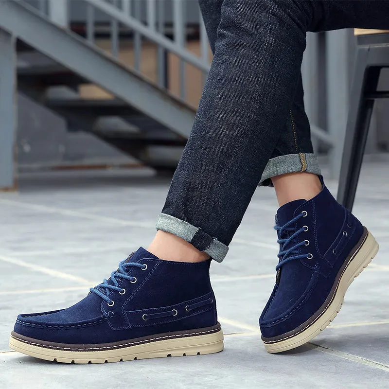 Men's Winter Casual Canvas Warm Vintage Style Shoes