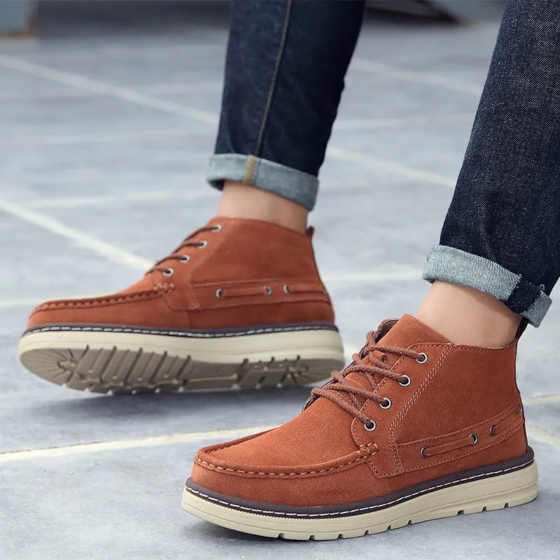 Men's Winter Casual Canvas Warm Vintage Style Shoes