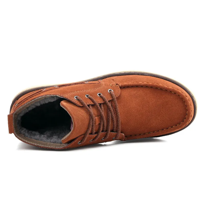 Men's Winter Casual Canvas Warm Vintage Style Shoes