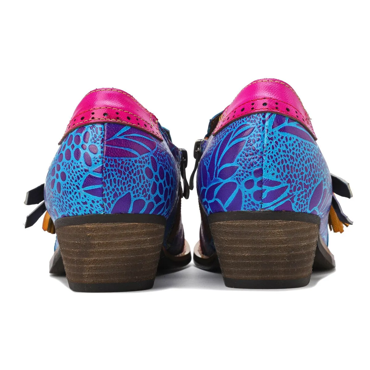 Opulessa Lace-Up Chic Heels