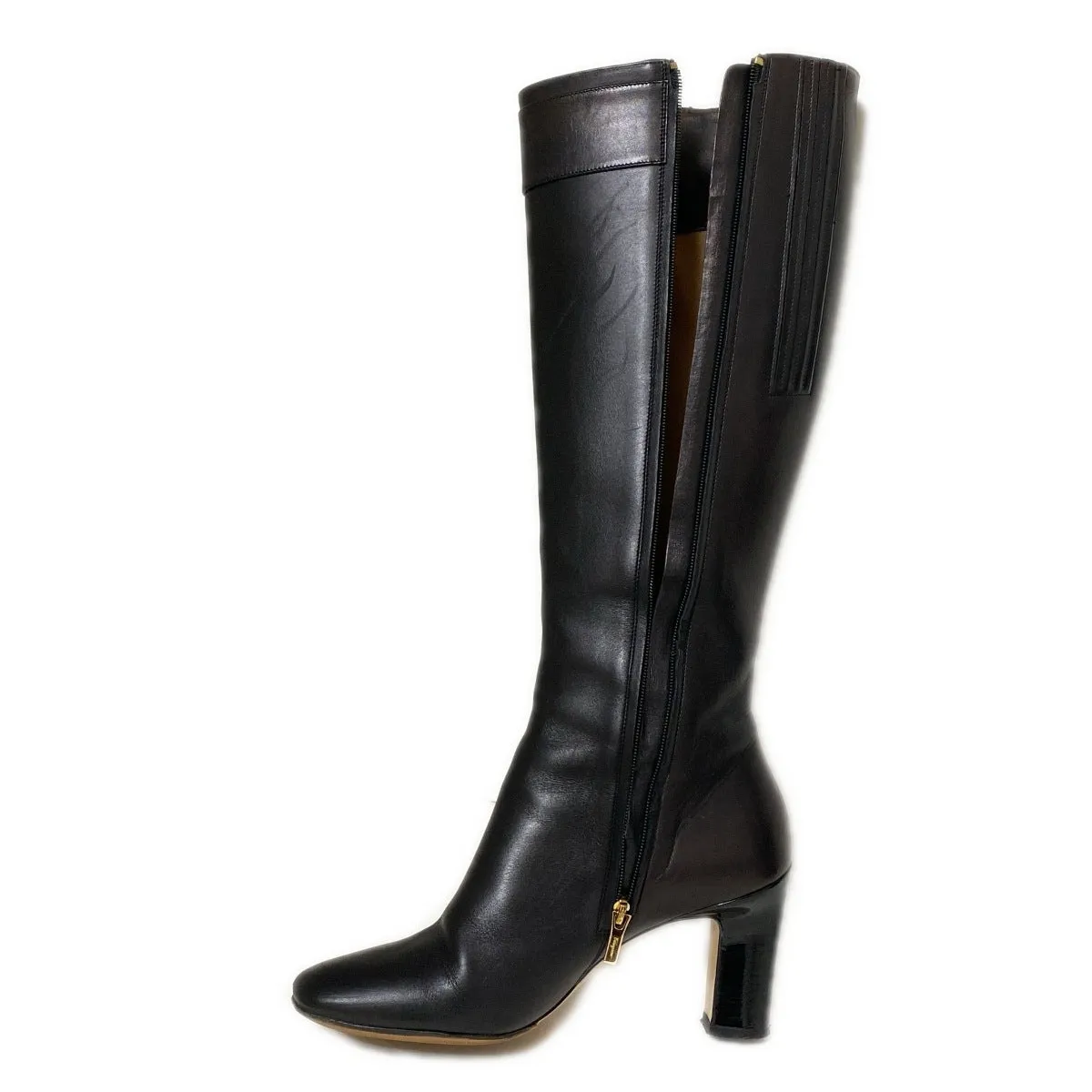 Salvatore ferragamo leather boots
