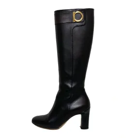 Salvatore ferragamo leather boots
