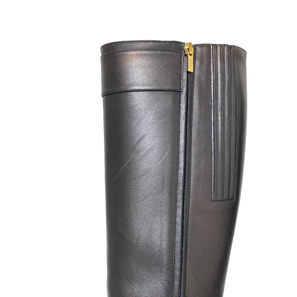 Salvatore ferragamo leather boots