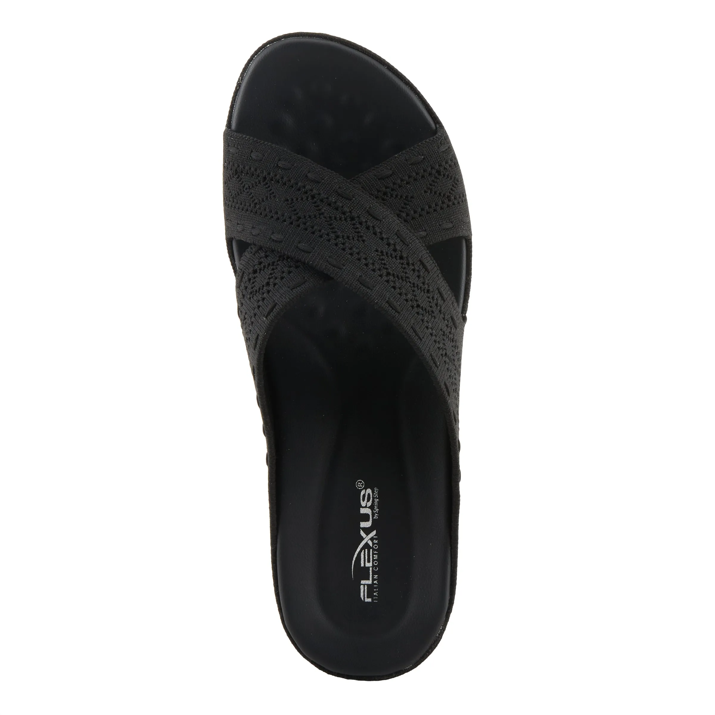 Spring Step Shoes  Flexus Meshana Sandals Women’s Textile Wedge 1 1/4" Height