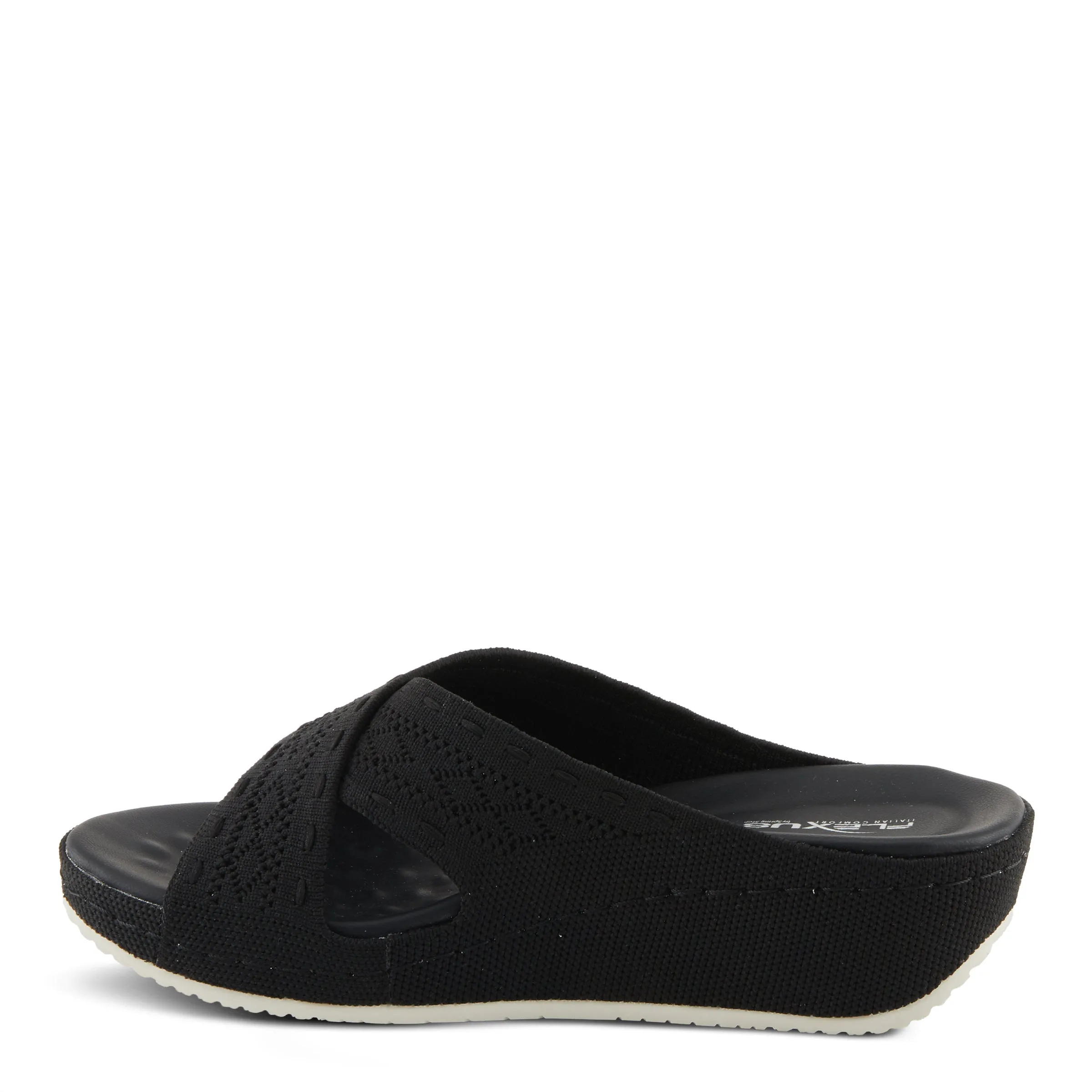 Spring Step Shoes  Flexus Meshana Sandals Women’s Textile Wedge 1 1/4" Height