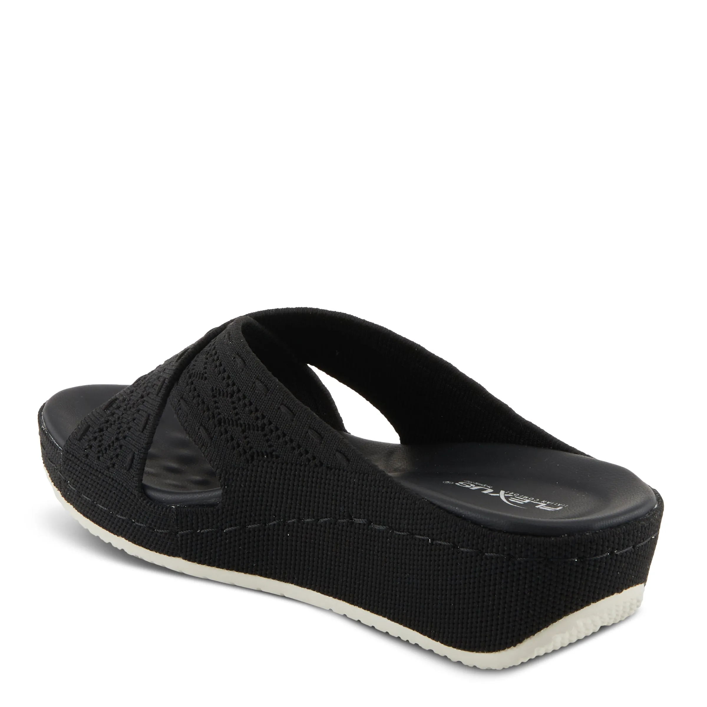 Spring Step Shoes  Flexus Meshana Sandals Women’s Textile Wedge 1 1/4" Height