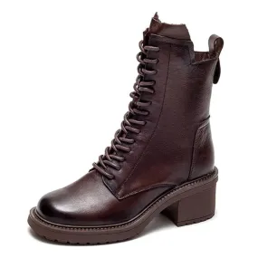 Women's Boots Genuine Cow Leather - Aurora