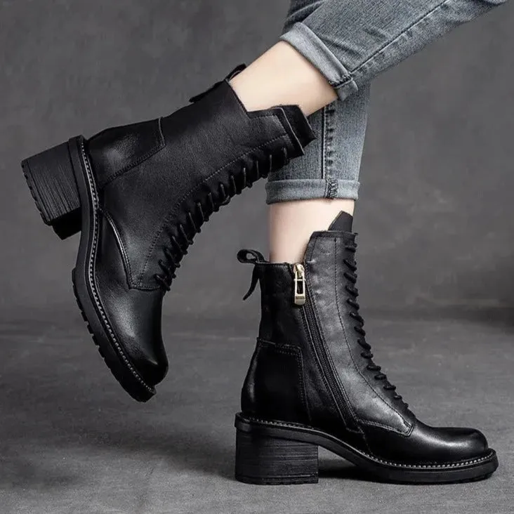 Women's Boots Genuine Cow Leather - Aurora