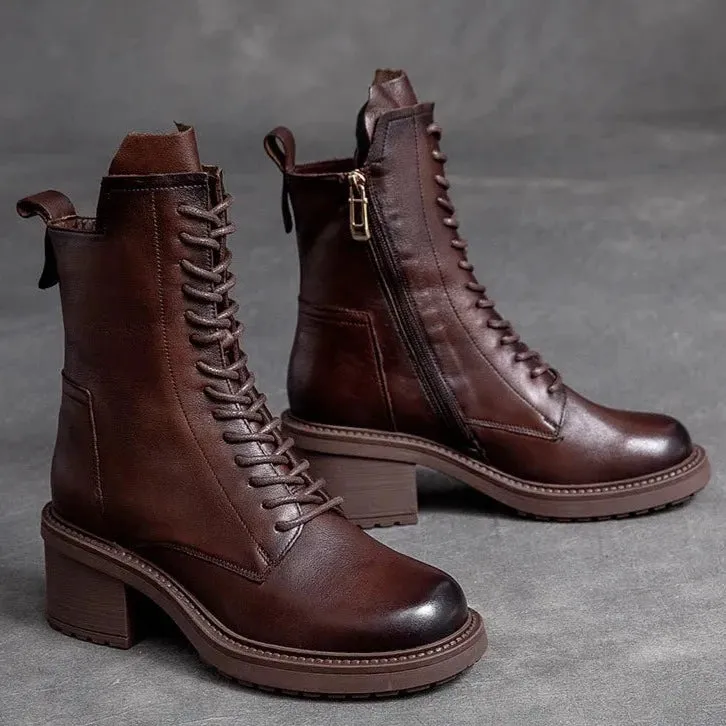 Women's Boots Genuine Cow Leather - Aurora
